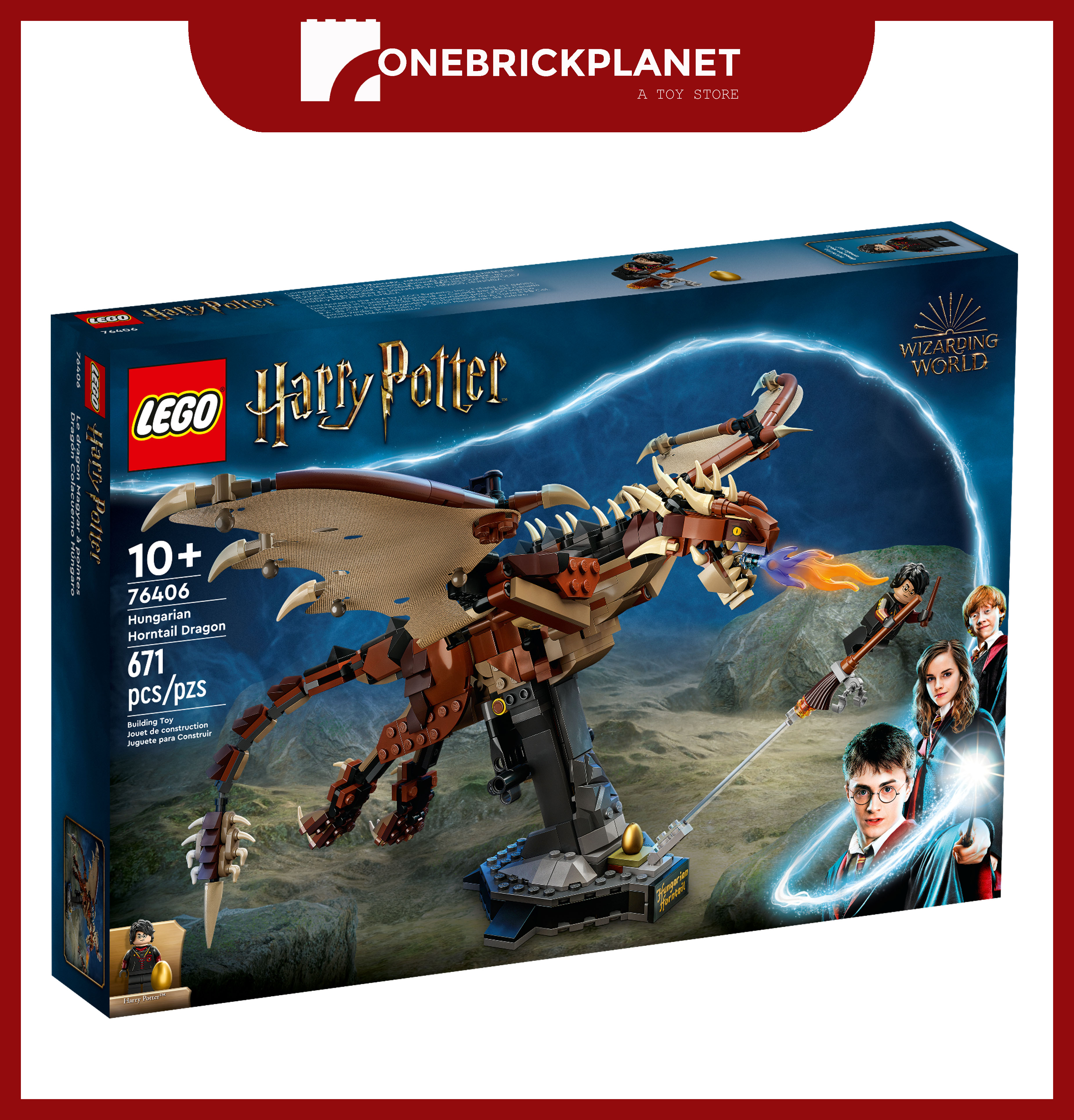 LEGO Harry Potter: Hungarian Horntail Dragon (76406) Manual Only