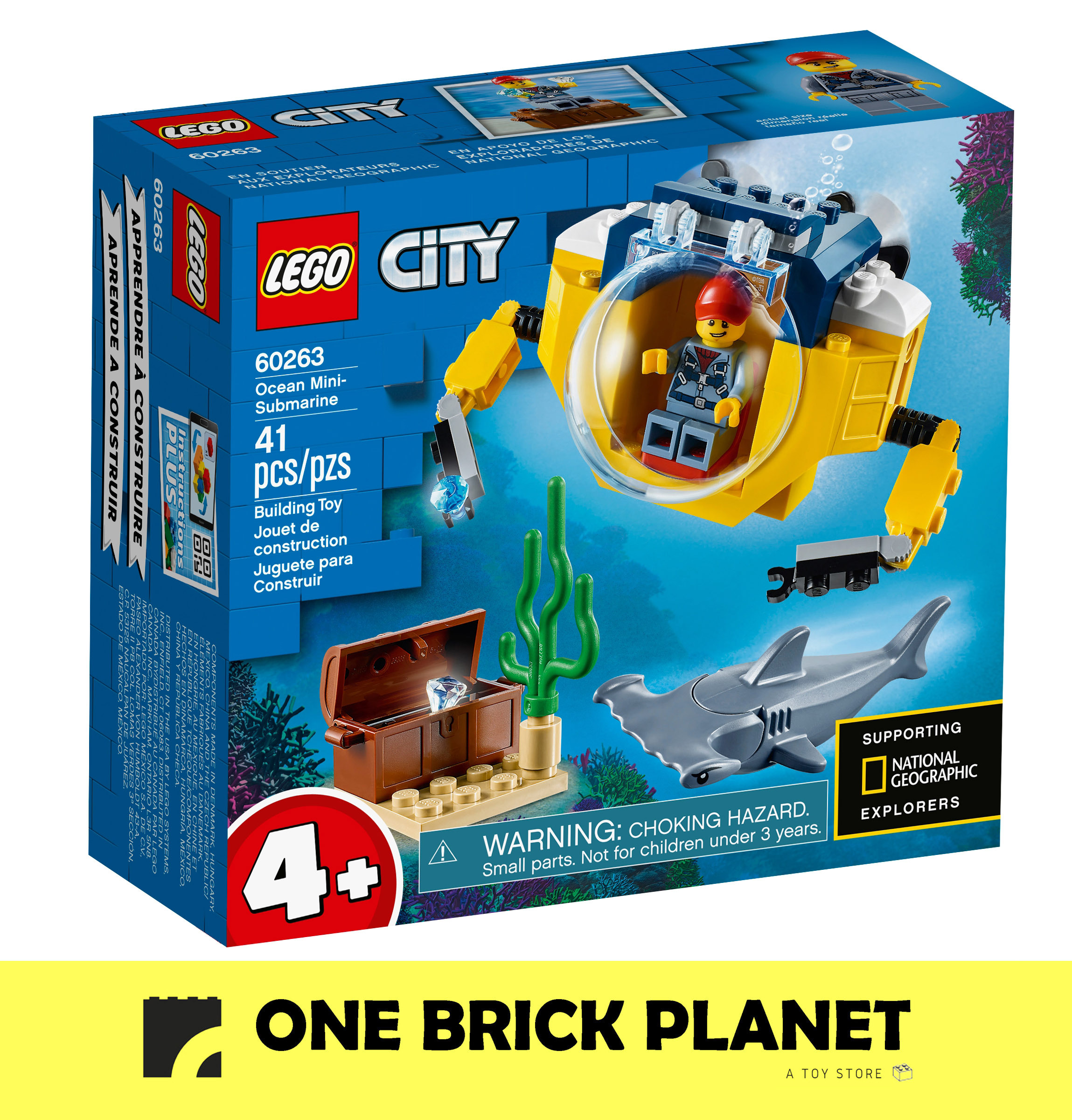 LEGO City 60263 - Ocean Mini-Submarine – One Brick Planet