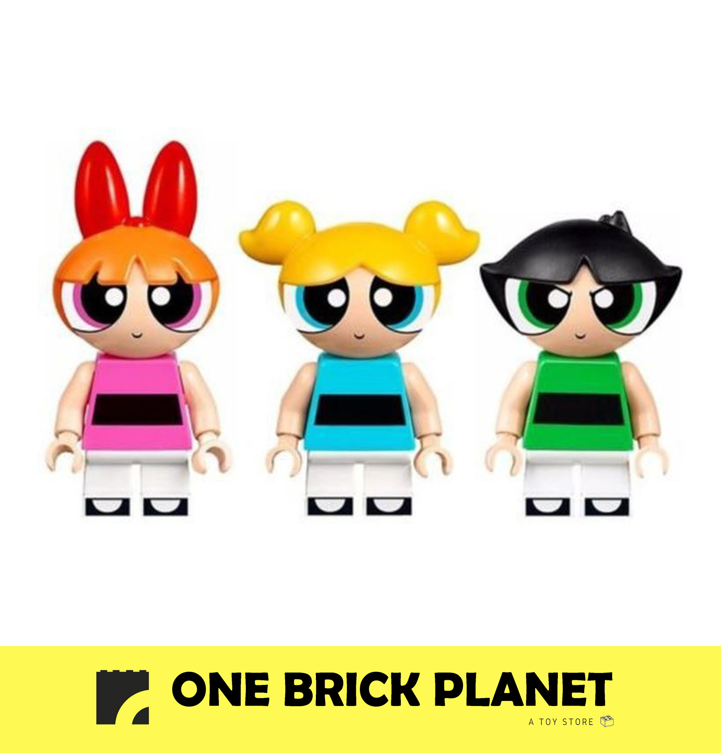 LEGO Powerpuff Girls Minifigures (Set of 3) – One Brick Planet