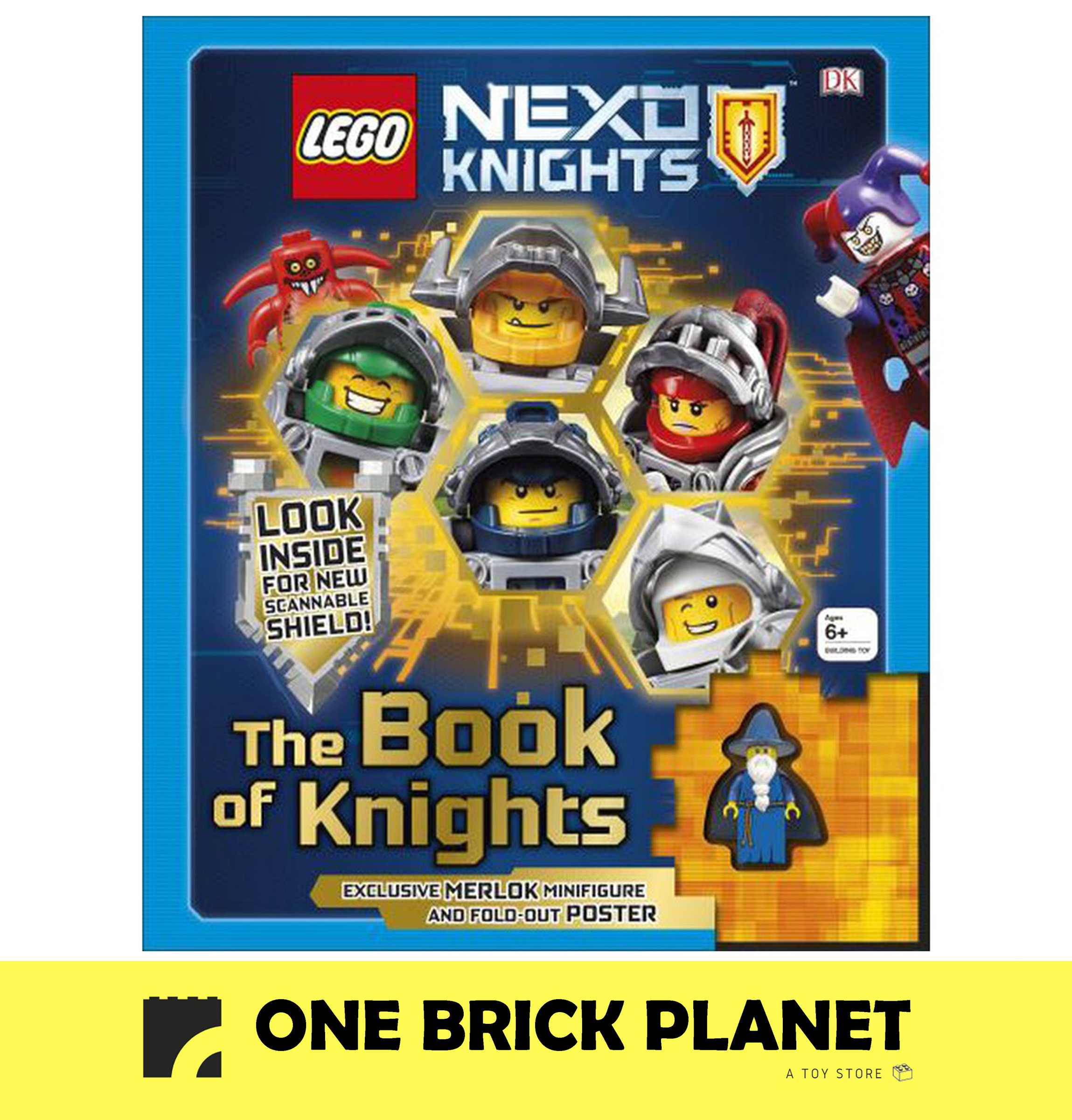 LEGO NEXO KNIGHTS The Book of Knights: Includes Exclusive Merlok Minifigure  – One Brick Planet