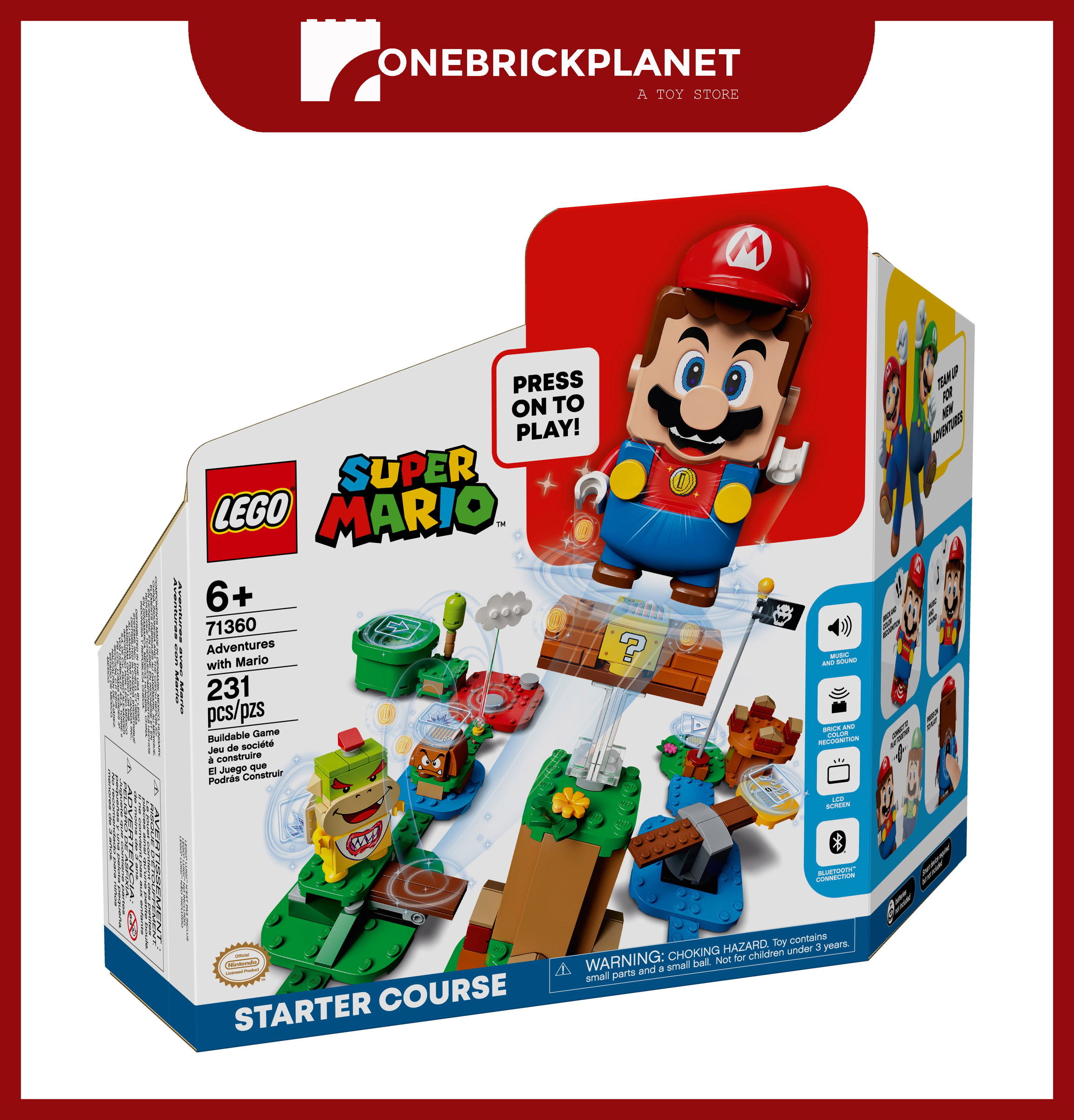 Lego 71360 Super Mario Adventure with Mario Starter Course Brand New Sealed 