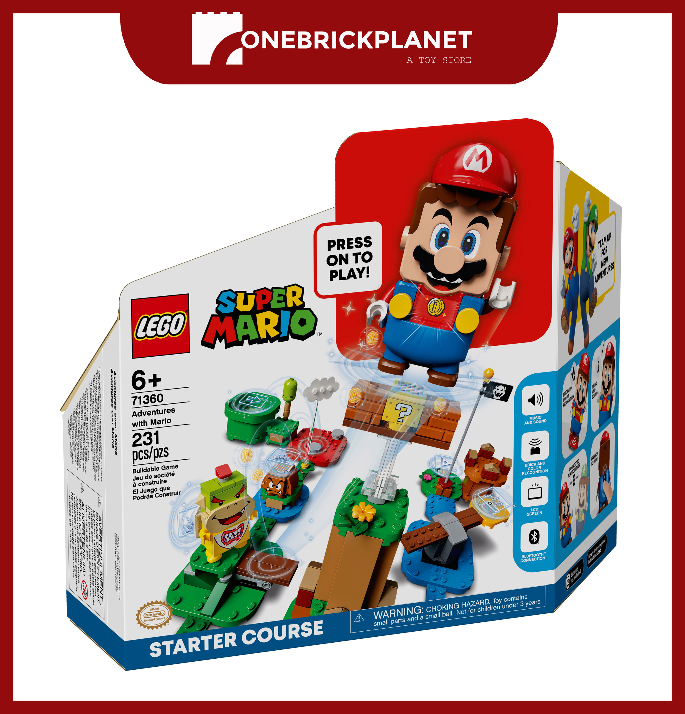  LEGO Super Mario Adventures with Mario Starter Course