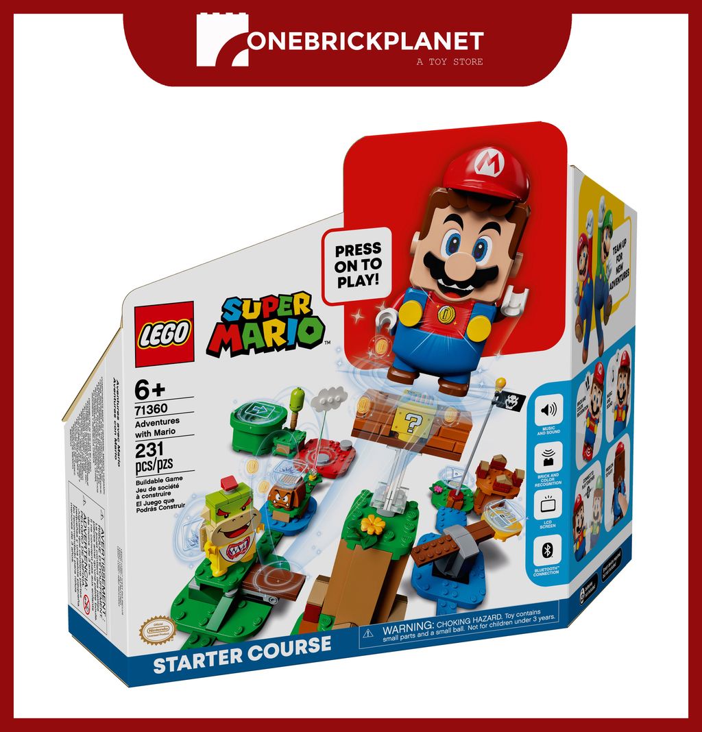 LEGO 71360 Super Mario - Adventures with Mario Starter Course – One Brick  Planet