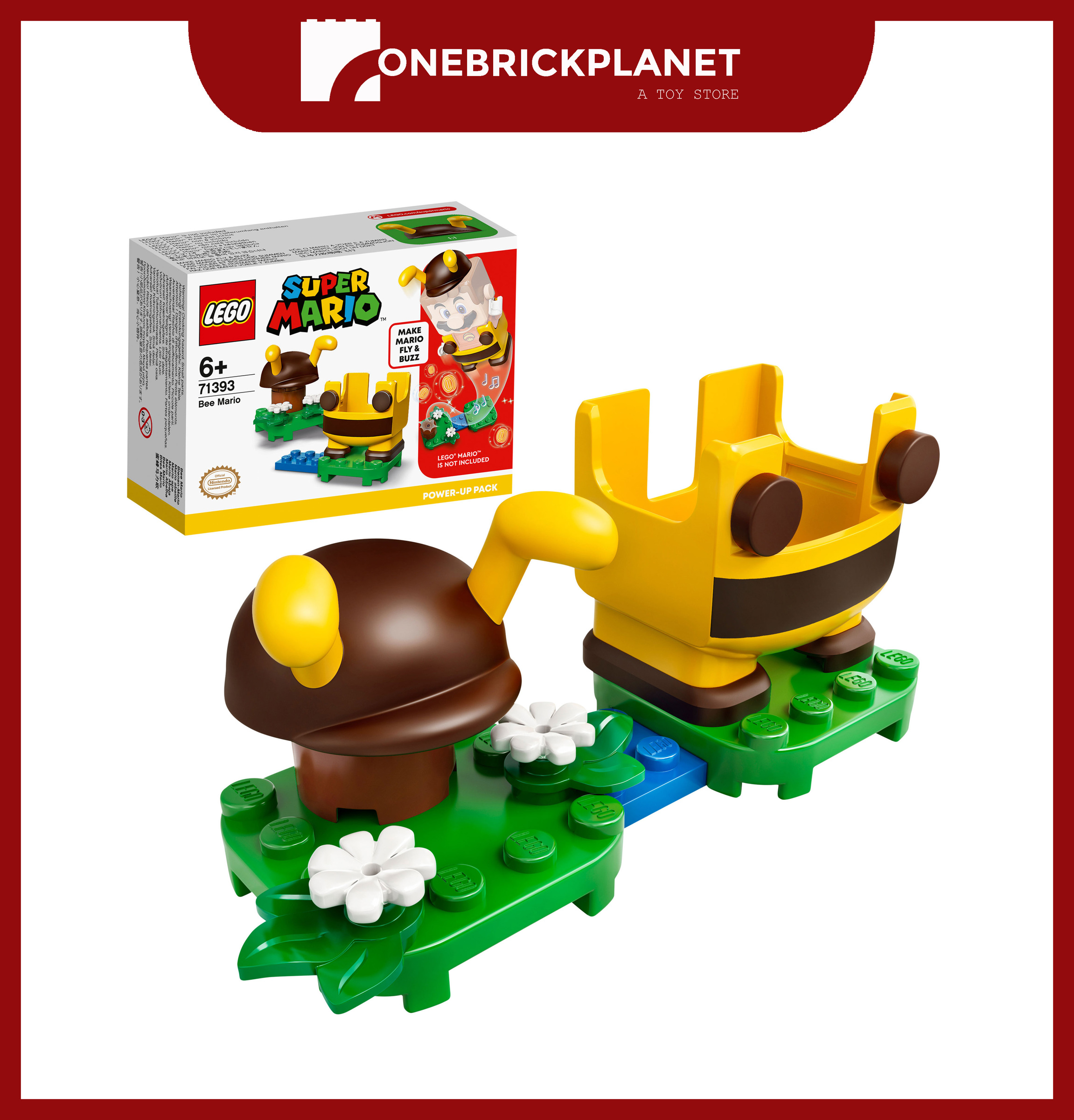 LEGO Super Mario 71393 - Bee Mario Power-Up Pack – One Brick Planet