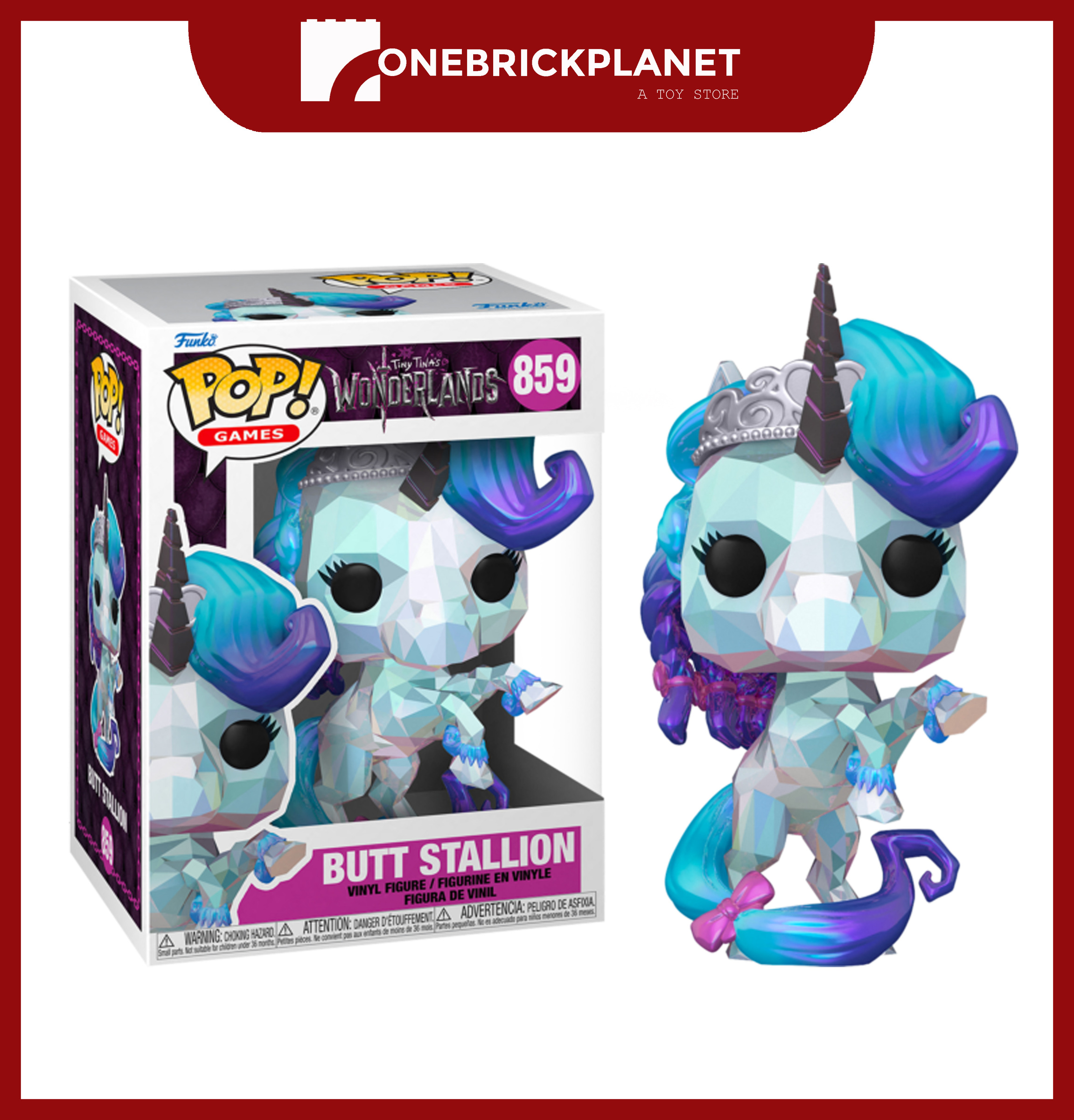 Funko Pop! Games: Borderlands: Tiny Tina Wonderlands - Butt Stallion (858)  – One Brick Planet