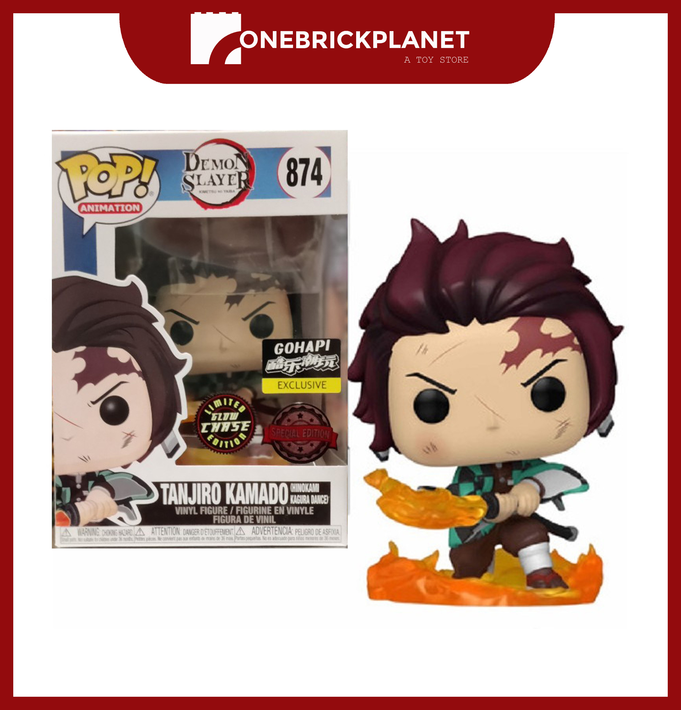 Funko Pop! Animation: Demon Slayer - Tanjiro Kamado Hinokami