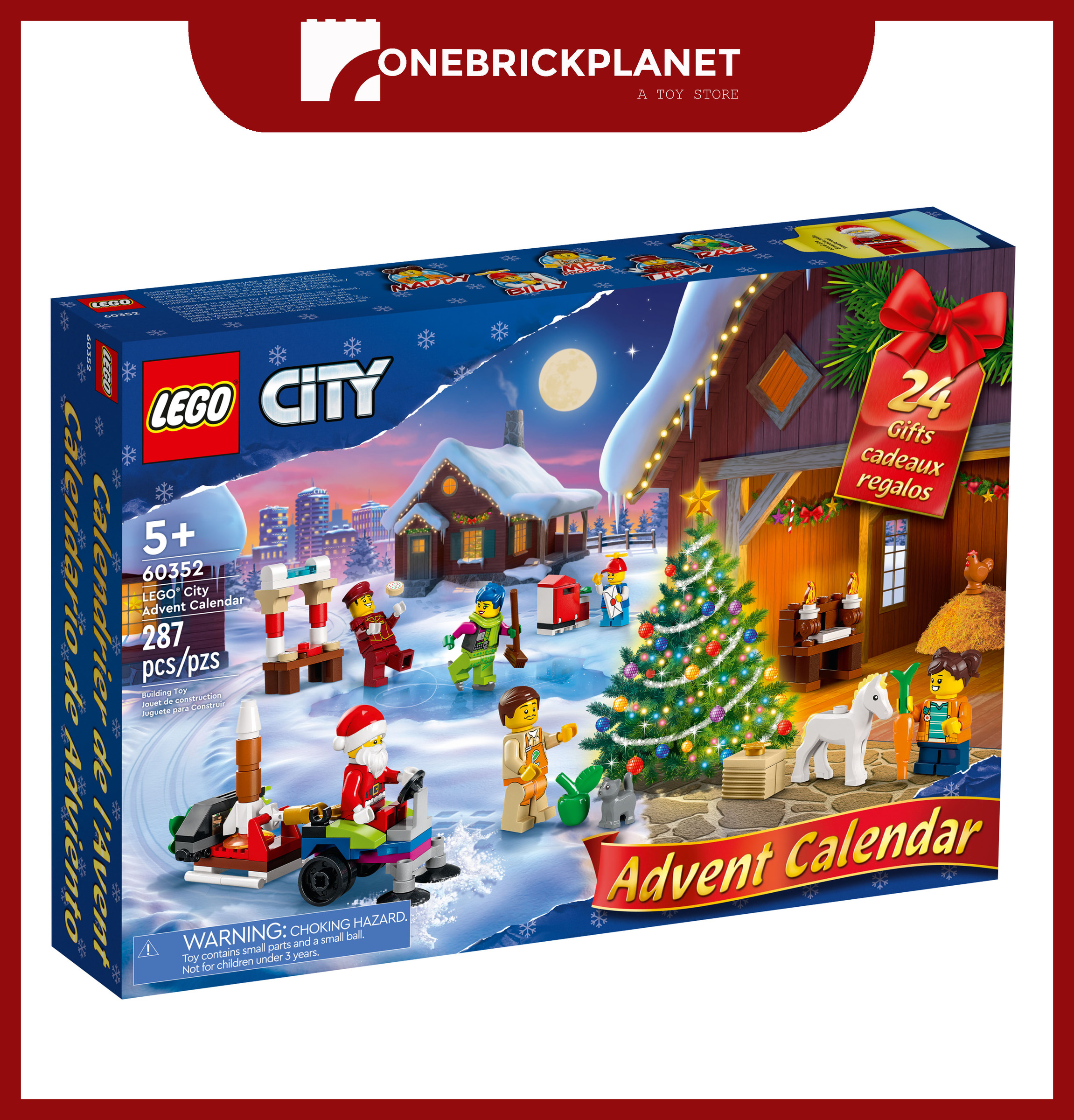 LEGO 60352 City - City Advent Calendar (2022) – One Brick Planet