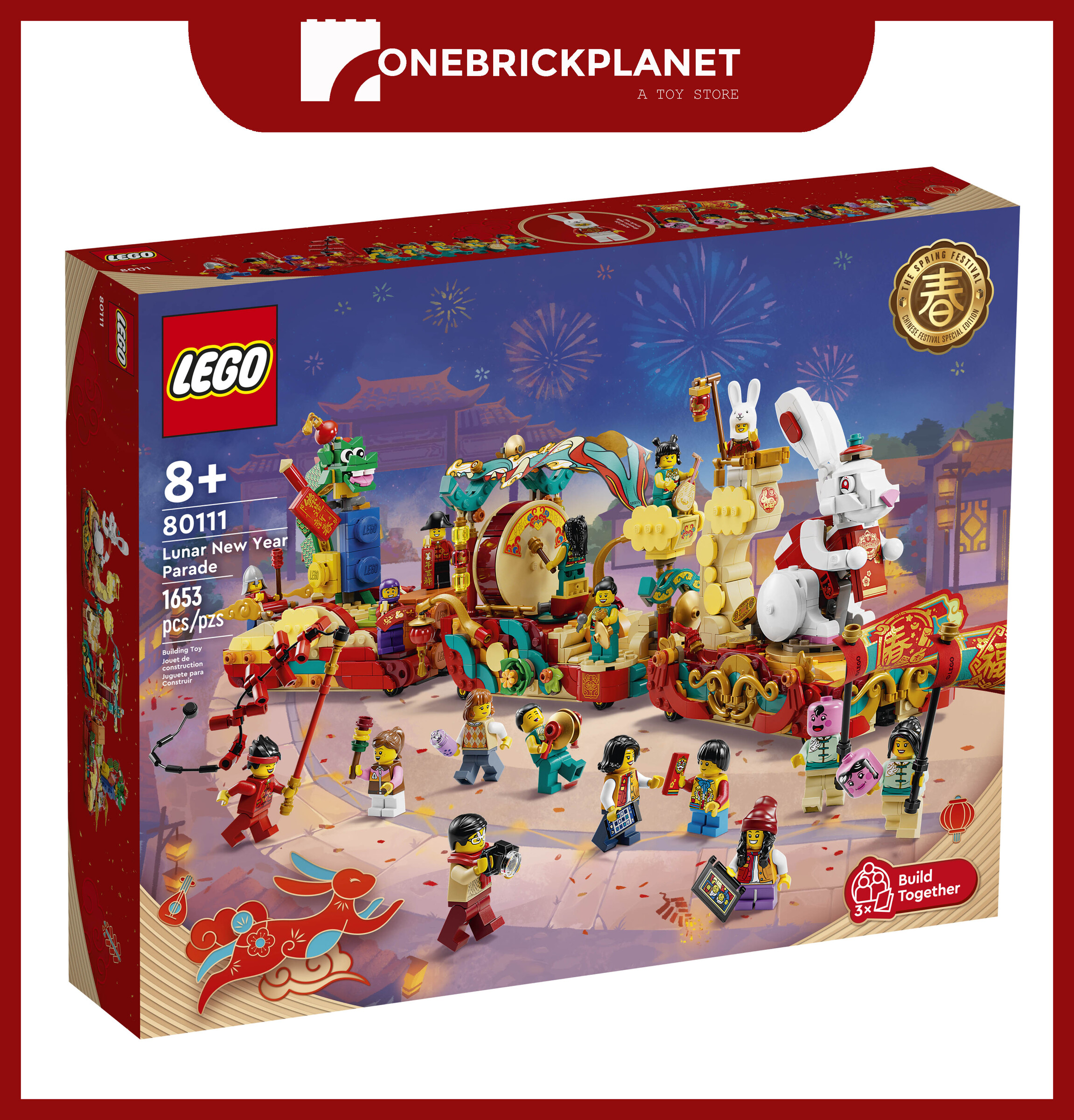 LEGO 80111 Spring Festivals - Lunar New Year Parade (2023) – One Brick  Planet