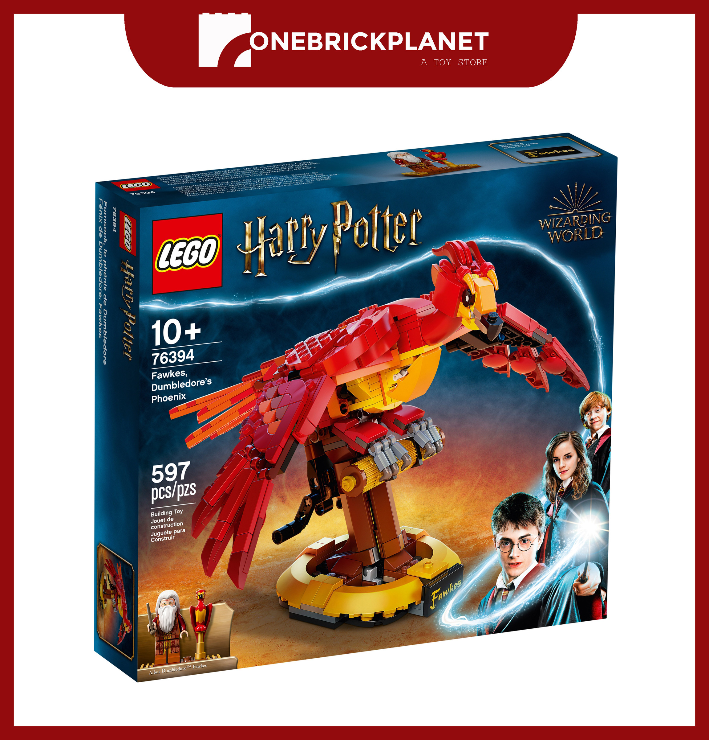 LEGO 76394 Harry Potter - Fawkes, Dumbledore's Phoenix – One Brick Planet