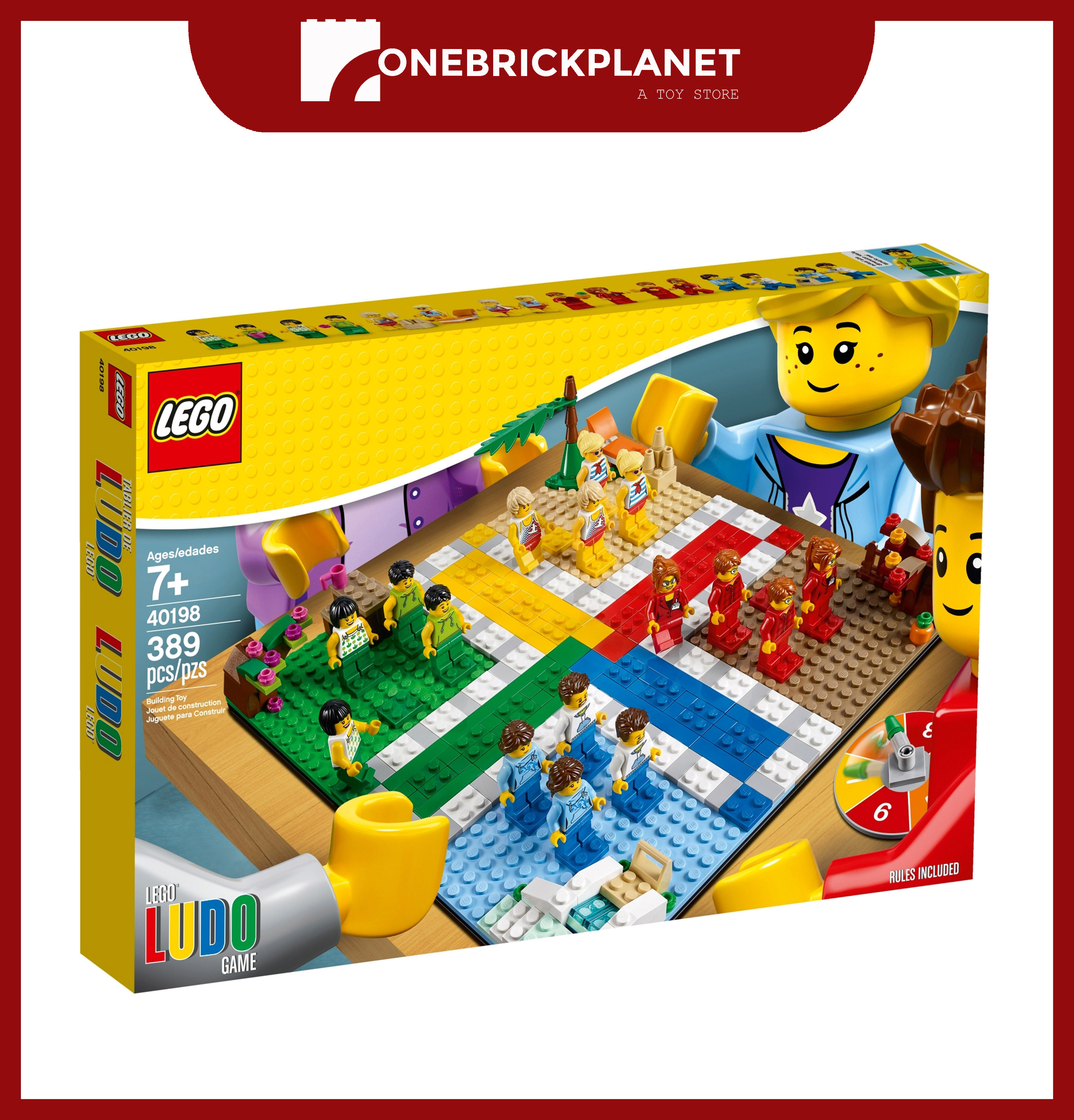 LEGO 40198 Exclusive - Ludo Game – One Brick Planet