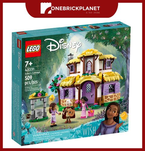 LEGO Disney Wish: Asha's Cottage Princess Building Toy Set 43231