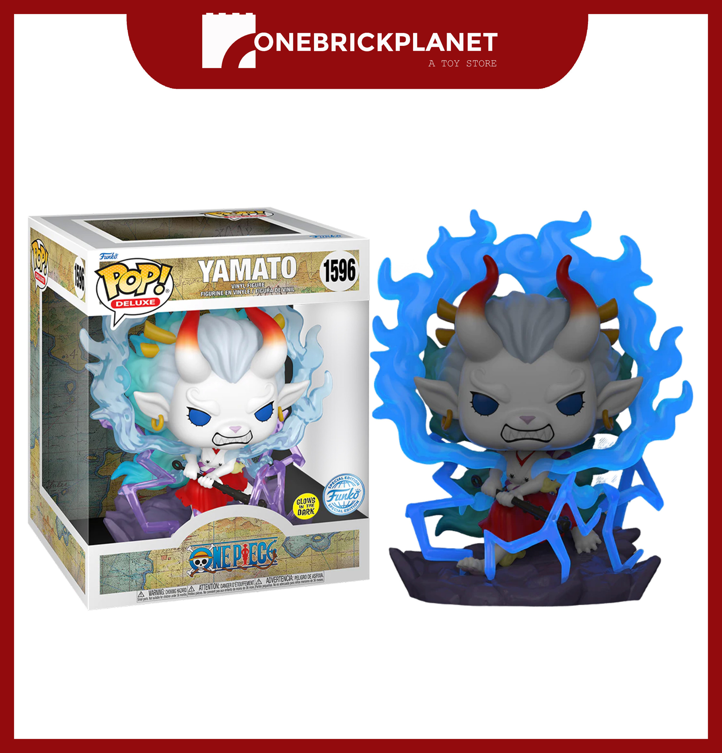 Funko Pop!: One Piece - Yamato (Beast Form) Glow-in-the-Dark Deluxe (1596)