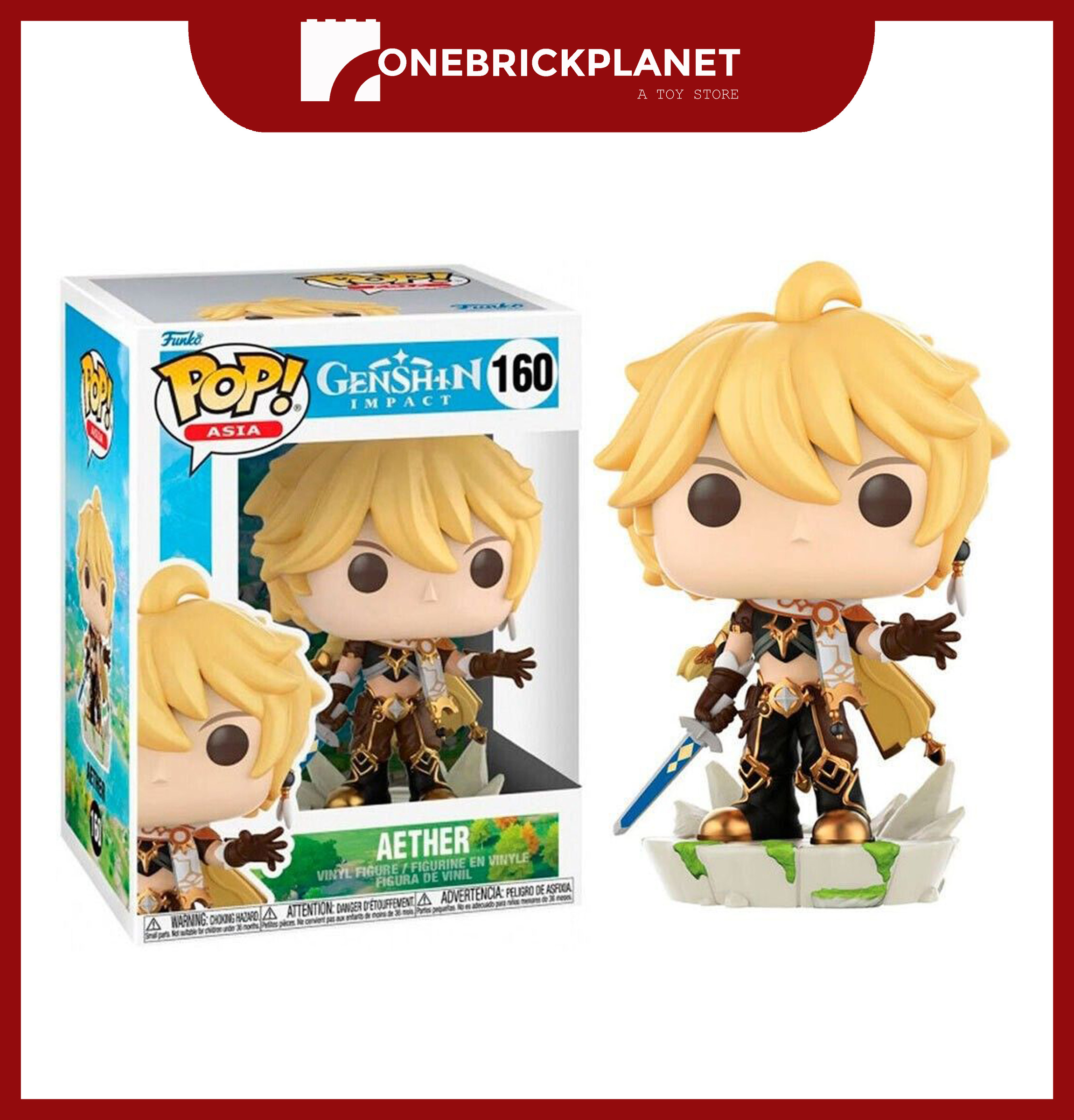 Funko Pop! Asia: Genshin Impact - Aether (160) – One Brick