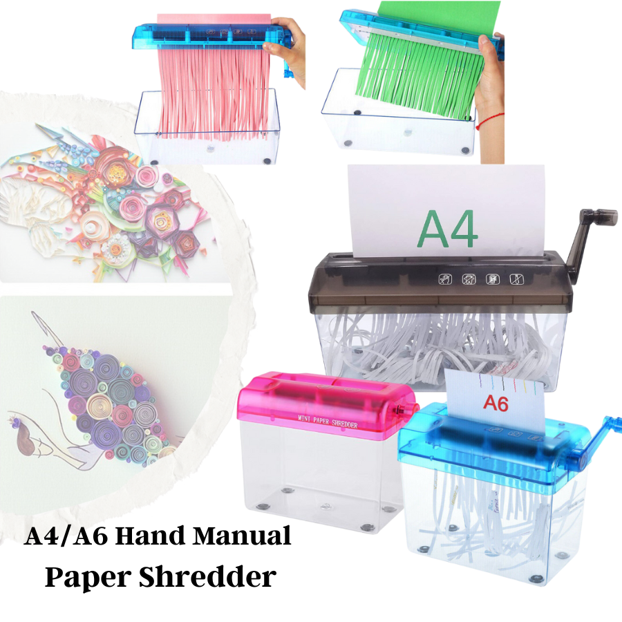 A4A6 Hand Manual Paper Shredder