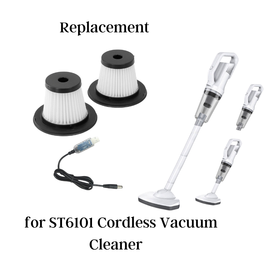 2Pc Filter Replacement for ST6101 Cordless Vacuum Cleaner