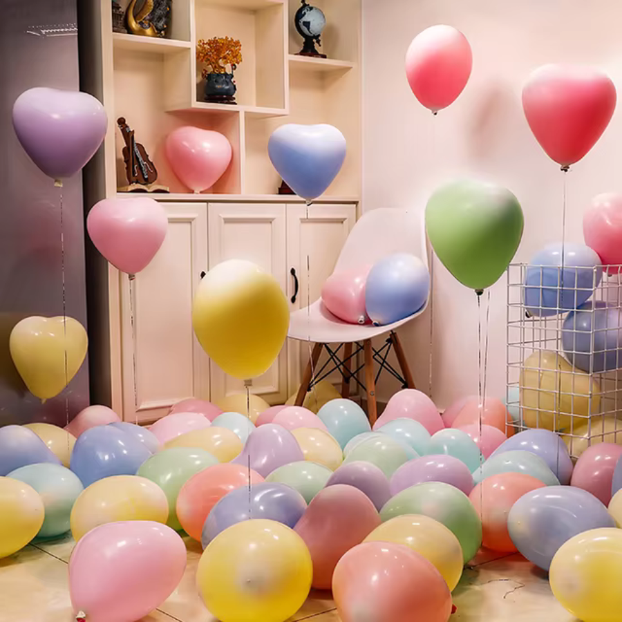 100Pc love Balloon