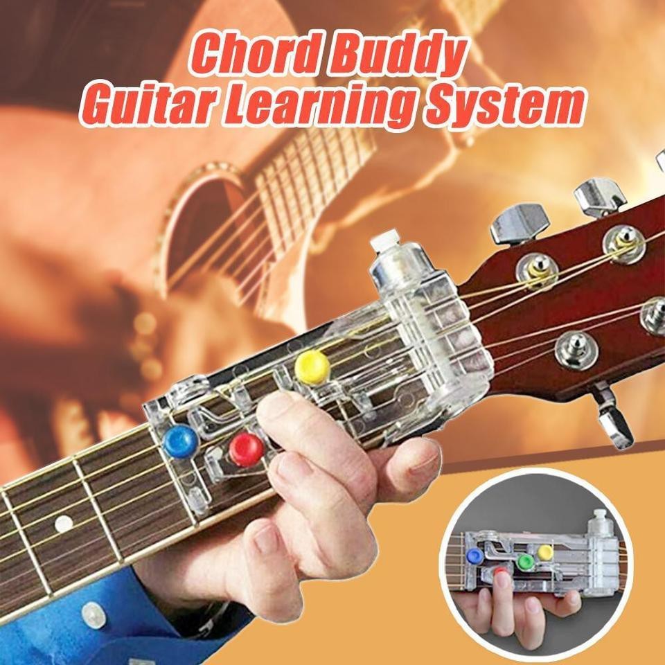 Guitar Chord Buddy Teaching Aid Guitar Tool Guitar Learning System Teaching Aid Accessories for Beginner Ready Stock