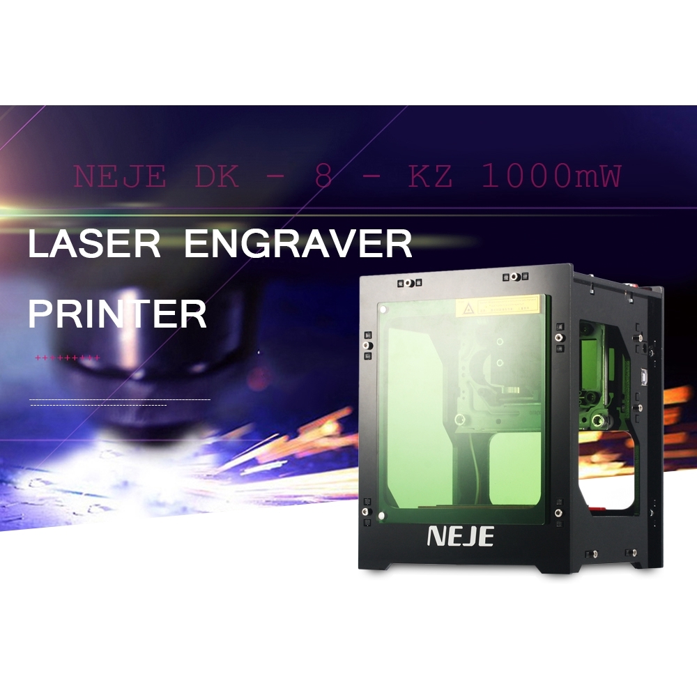 NEJE DK - 8 - KZ 1000mW High Power Laser Engraver Printer Machine Ready ...