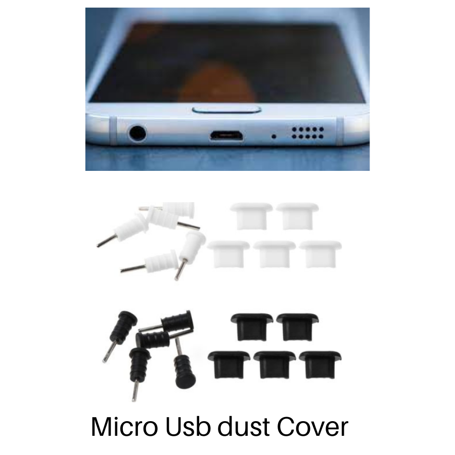 Charging port Micro USB  Dust Plug Protection 3.5mm Earphone Jacksets Dustproof SIM Card Removal Tool Ready Stock