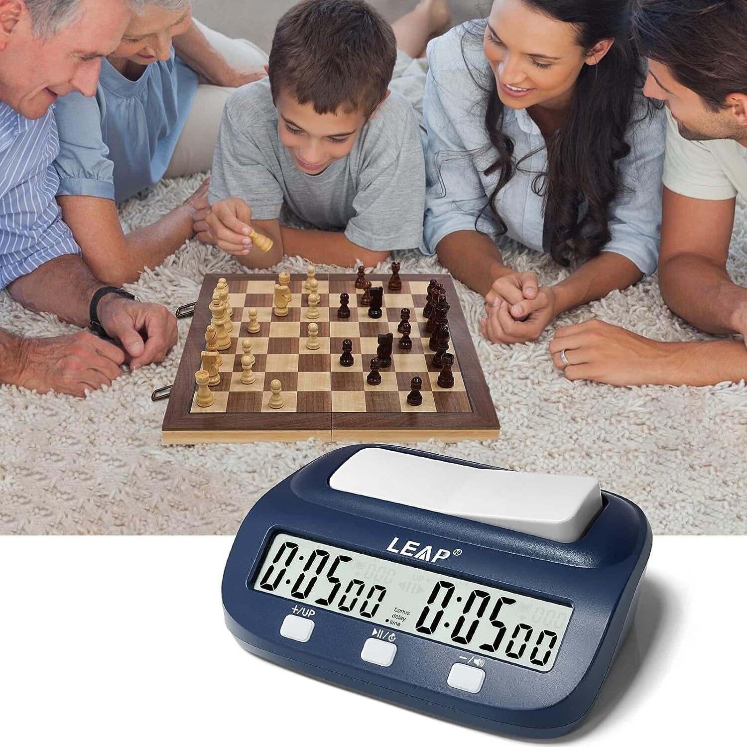 Leap Chess Clock 793 - AZZURRO