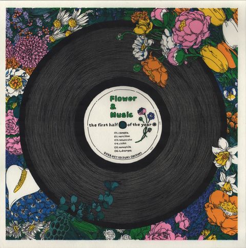 Flower&Music 29.8 x 29.8cm $880 @utoi