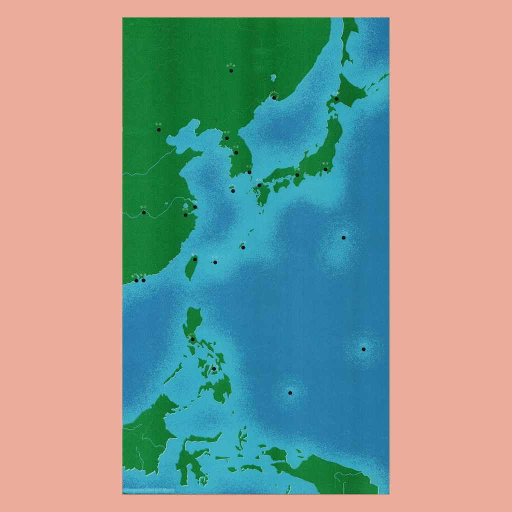 map 18x 40.5cm $1300 YU MIYAMA