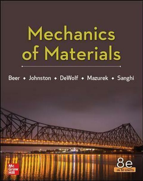 9789813158979 Mechanics of Materials Beer Johnston 8E SI.jpg