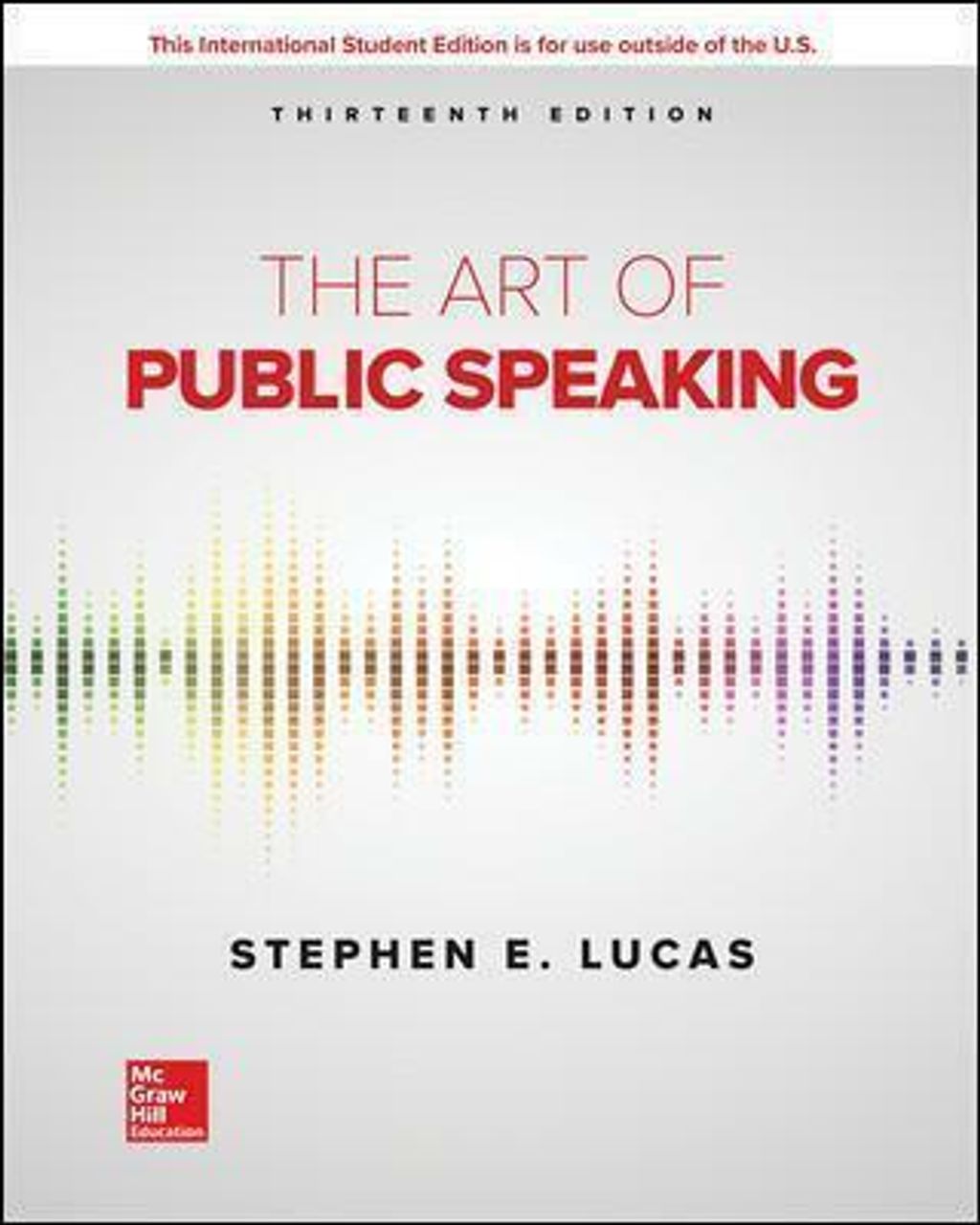 9781260548099 The Art of Public Speaking Lucas 13th ISE.jpg