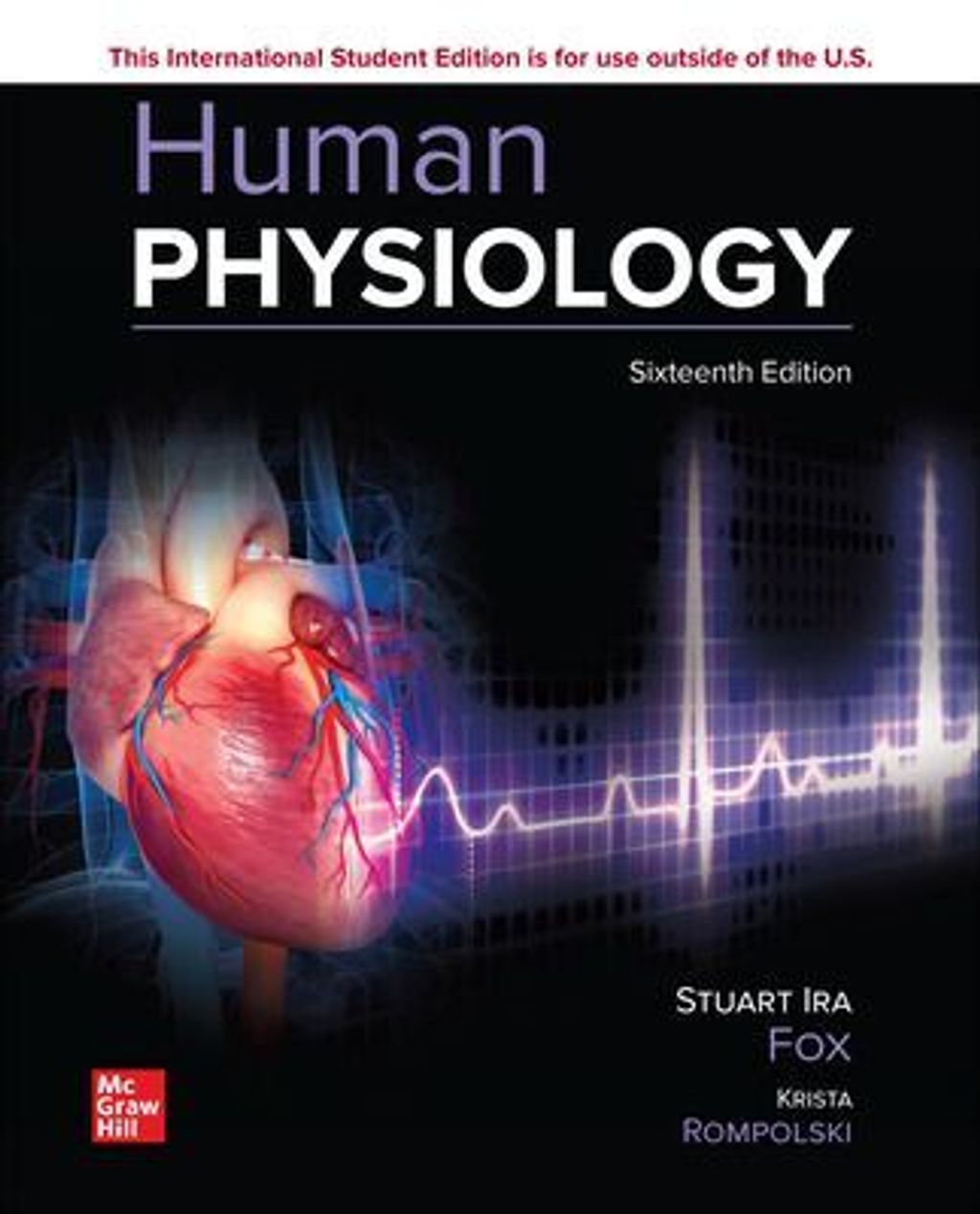 9781260597660 Human Physiology Fox 16th ISE