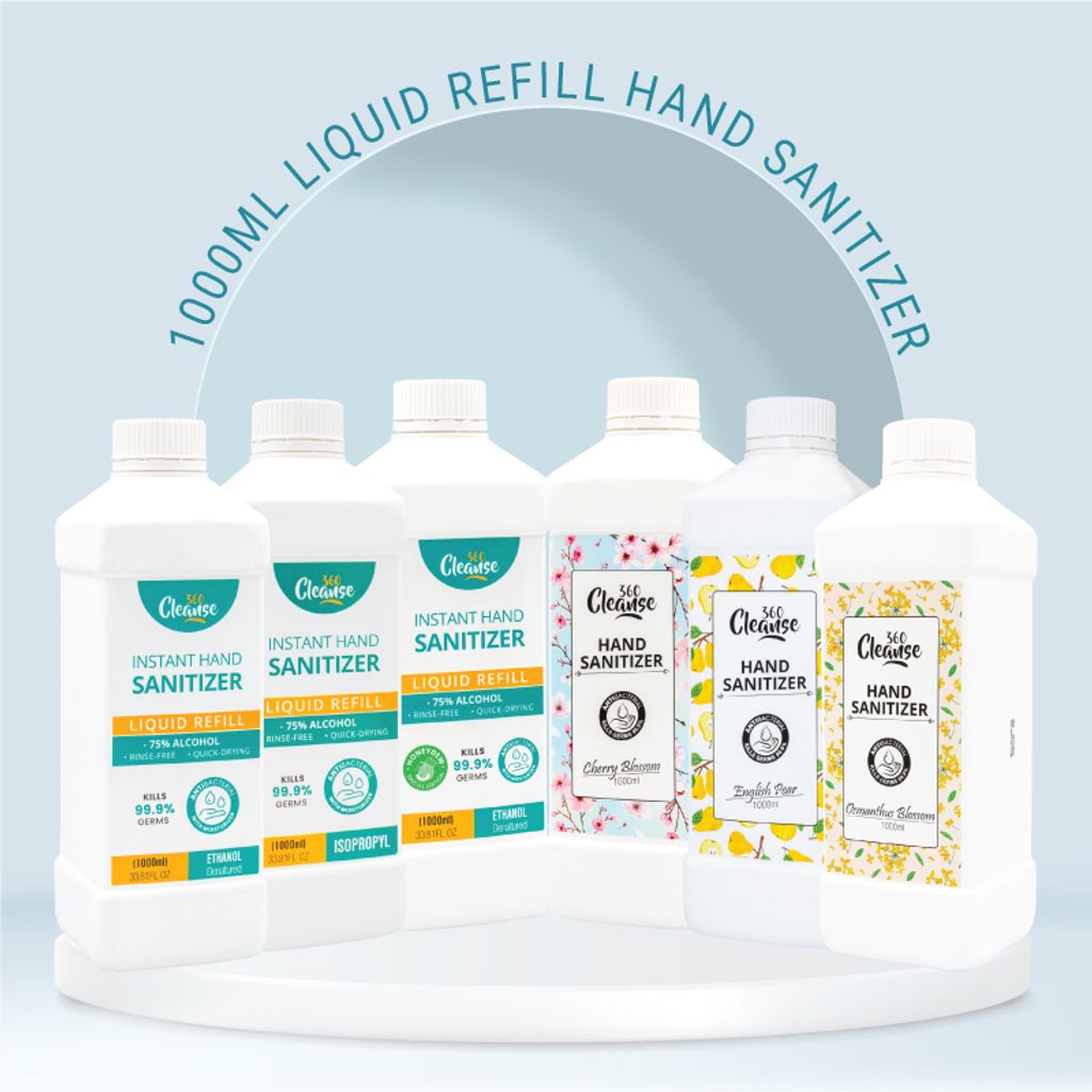 Cleanse360 Hand Sanitizer [Liquid Refill 1000ml]