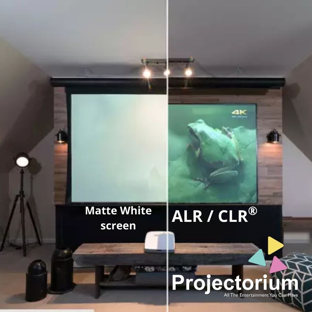 ambient light rejecting projector screen