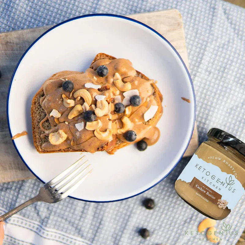 Cashew butter toast