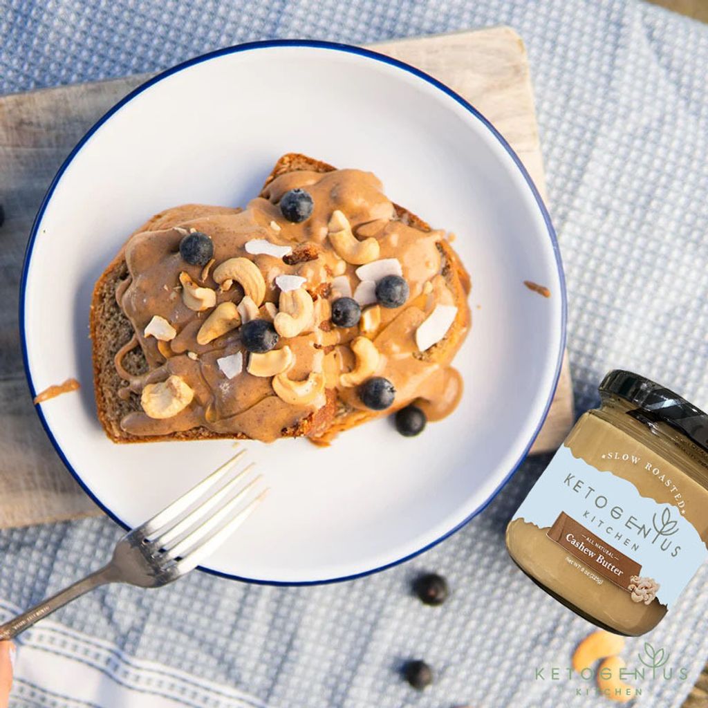 Cashew butter toast