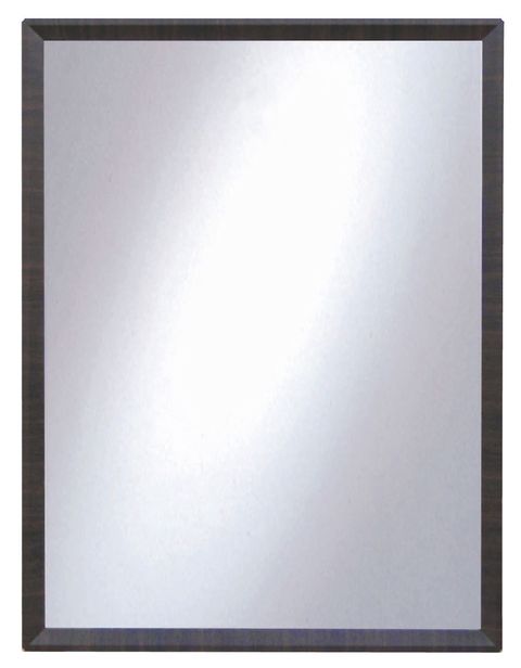 2487B 不鏽鋼玻璃平台(60X80cm)黑檀木