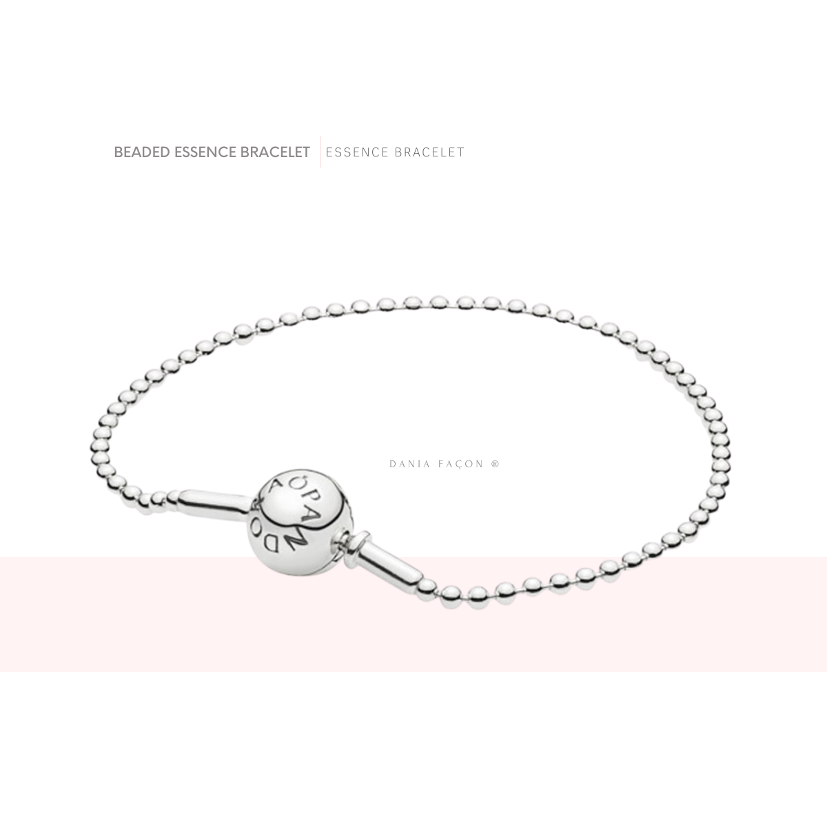 Beaded Essence Silver Bracelets – DANIA FAÇON ®