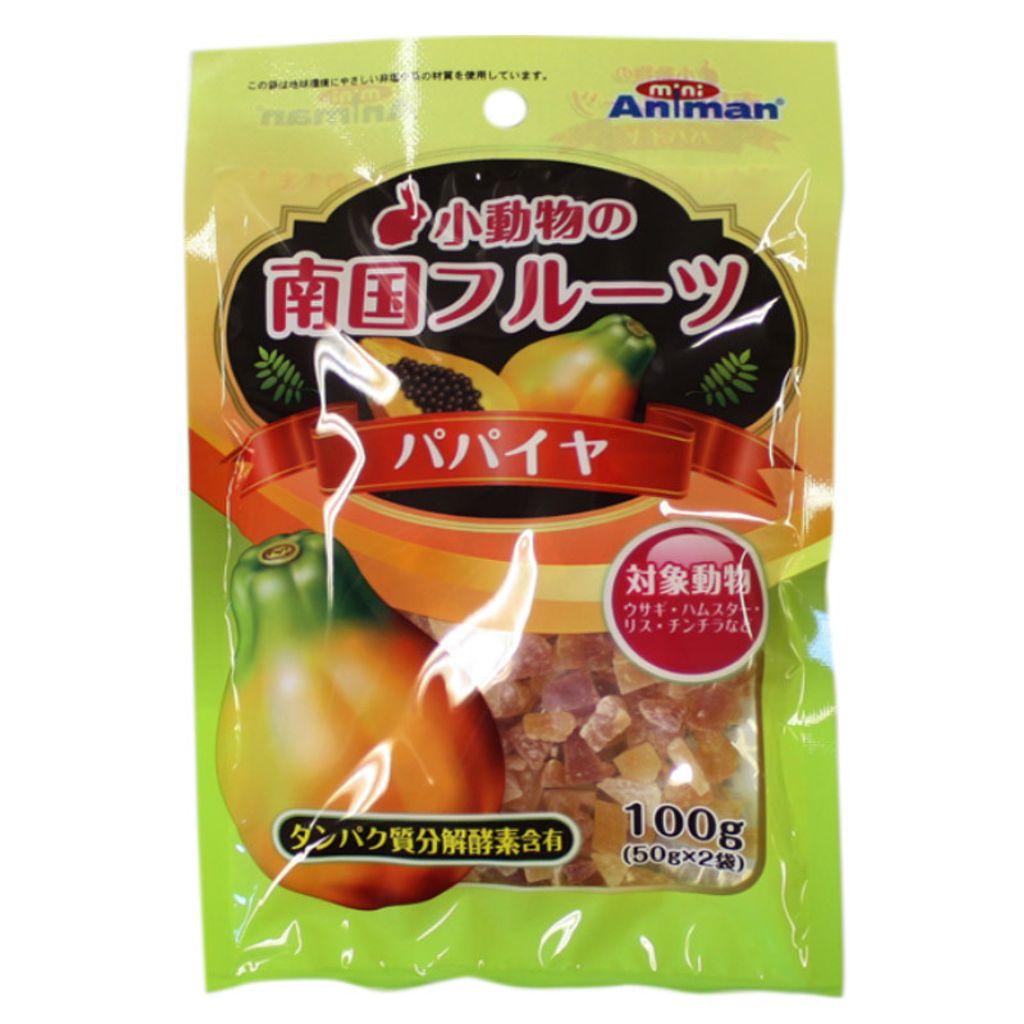 Tropical-Fruits-Papaya-for-Small-Animal-100g-50g-x-2-Animan-Noble-Advance-Pets.jpg