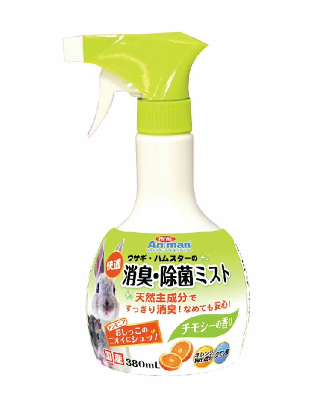 MiniAnimanDeodorantandBacteriaEliminativeMistforSmallPets380ml.jpg