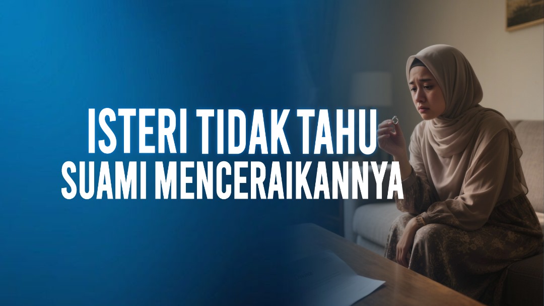 ISTERI TIDAK TAHU SUAMI MENCERAIKANNYA