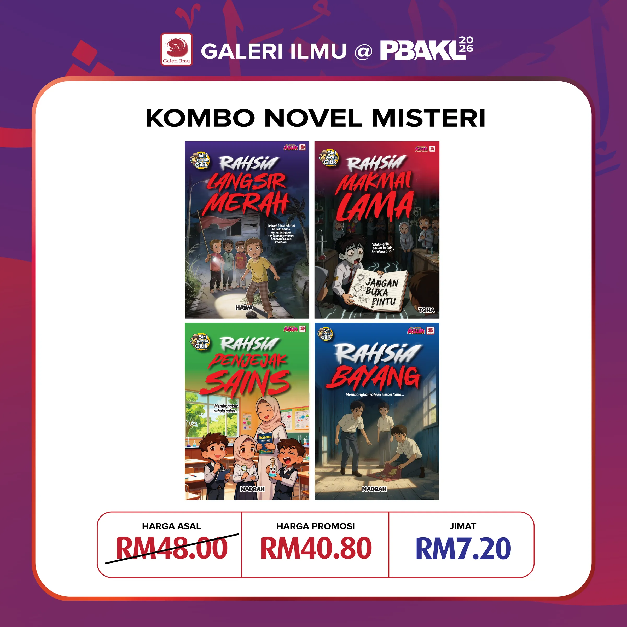KOMBO NOVEL MISTERI ✅
