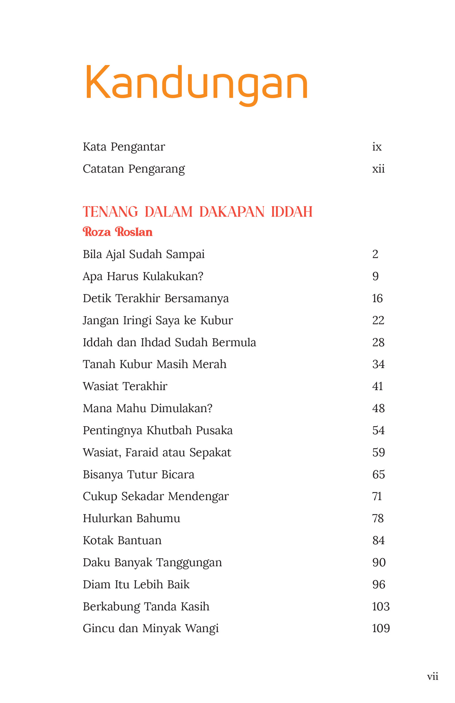 FA tenang dalam dakapan iddah 1-7