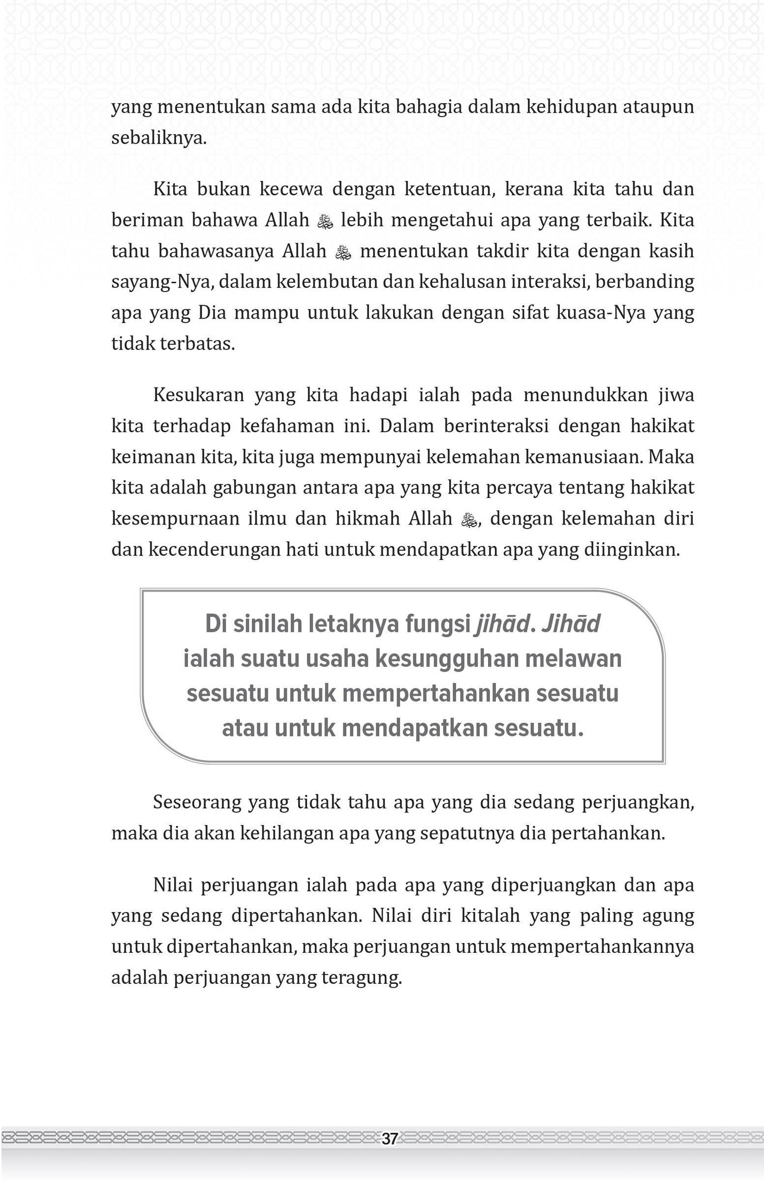 FA 40 hadith tentang kebahagiaan insan-6