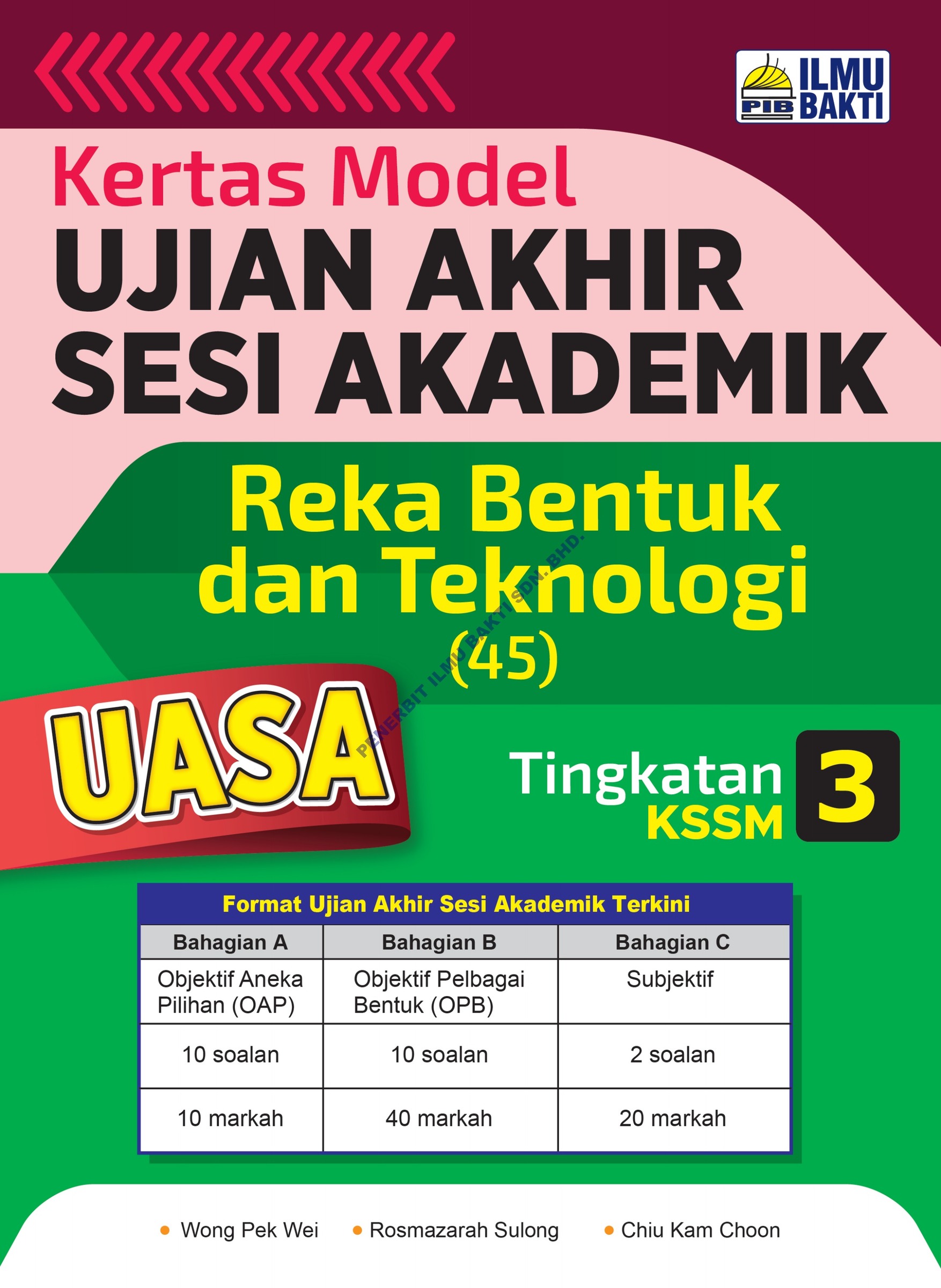 kertas model uasa rbt ting3