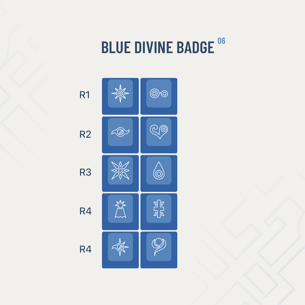 Blue Divine Badge