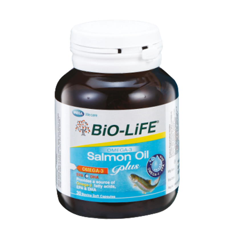 BiO-LiFE OMEGA-3 SALMON OIL PLUS 100S X 3