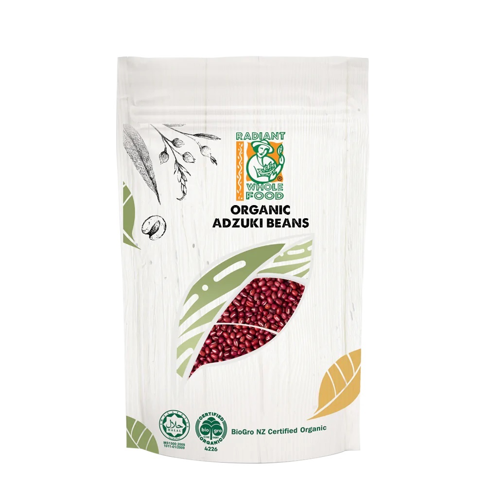 RADIANT Organic Adzuki Beans (500g) Green Wellness Malaysia