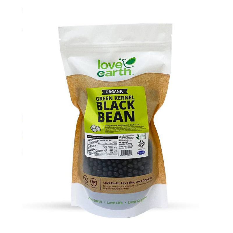 green kernel black bean