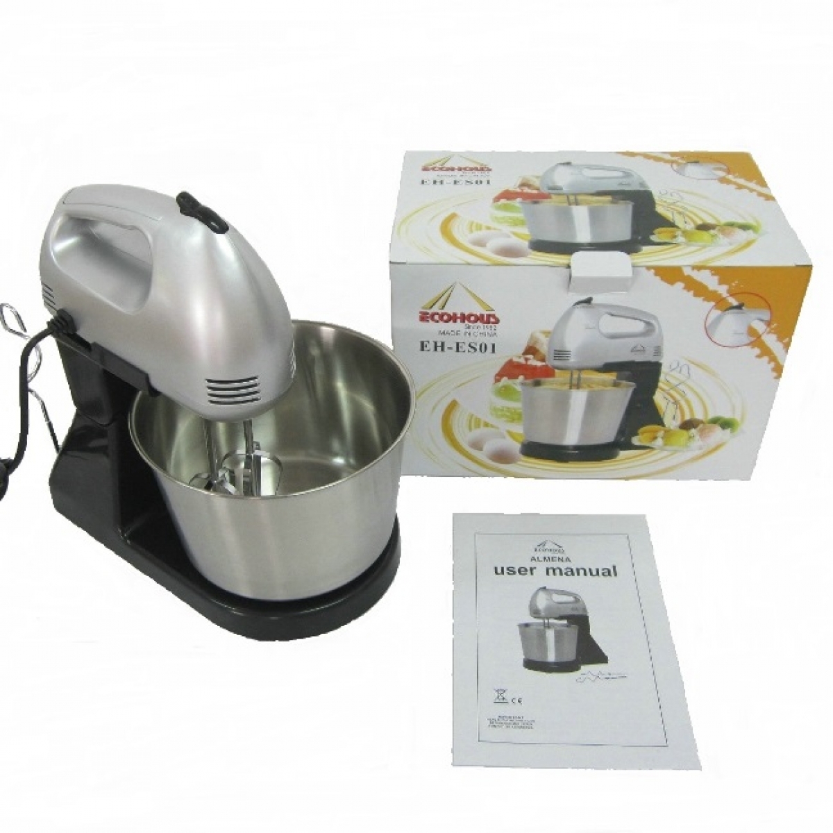 Double Beater Stand Mixer with stainless steel Bowl IROVA INNOVATION