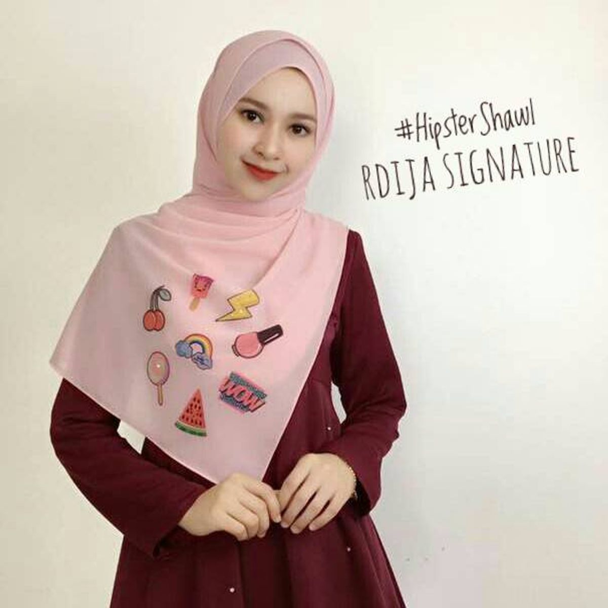 Memenuhi selera fesyen anak muda dengan #HipsterShawl