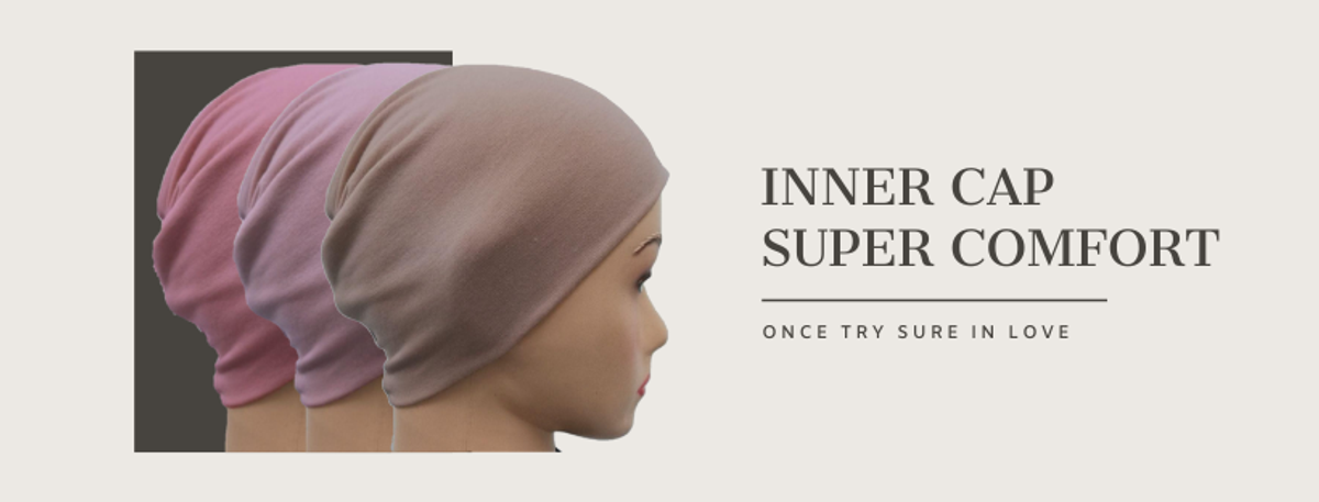 INNER CAP SUPER COMFORT - Design serkup kepala paling selesa
