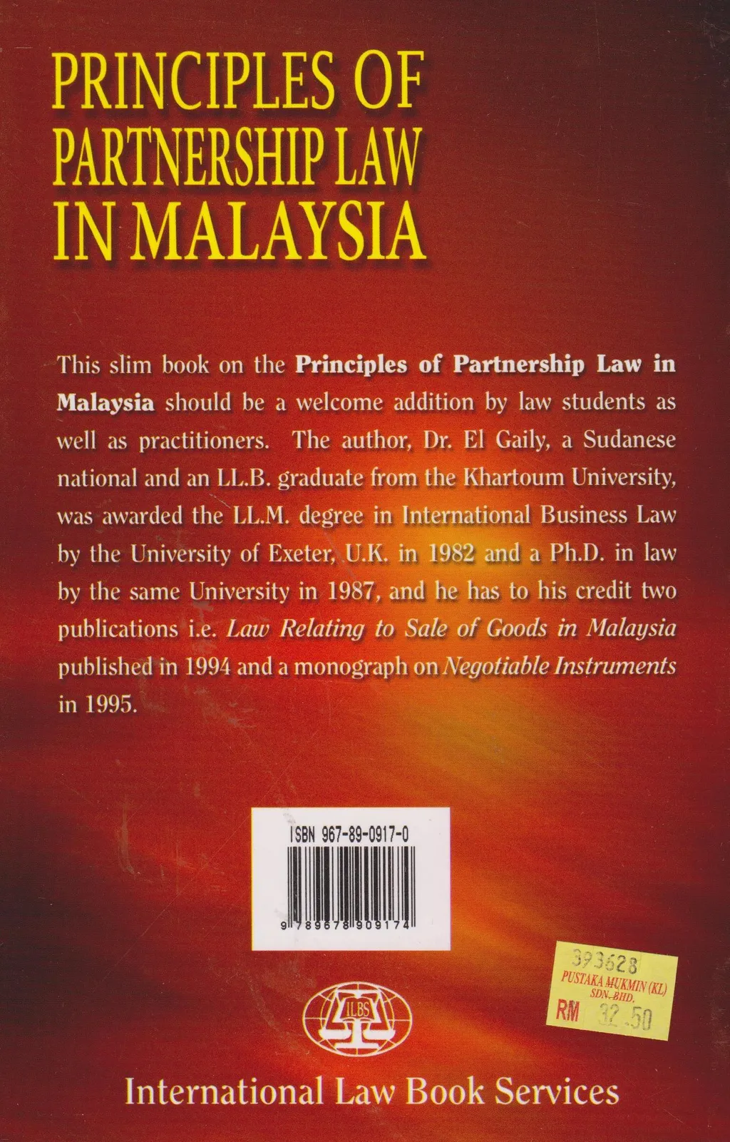 Principles Of Partnership Law In Malaysia Pustaka Mukmin Kl Malaysia S Online Bookstore